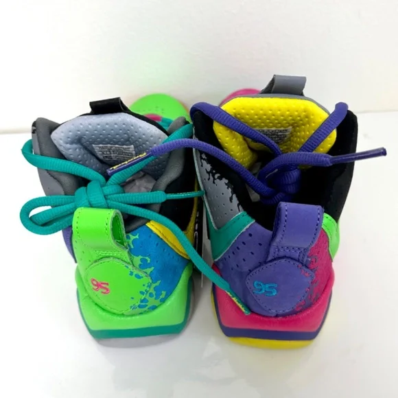 Reebok Kamikaze II NERF NERFOOP New Basketball Shoes Size 4 - Picture 8 of 16